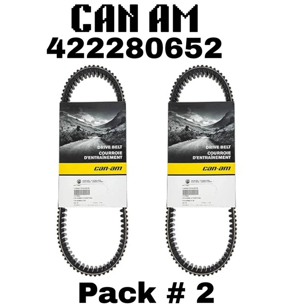 OEM Genuine CanAm BRP Maverick X3 Turbo RR 200HP High Performance Belt 422280652